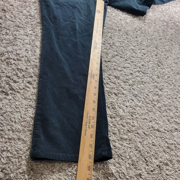 Democracy Corduroy Pants Womens 14P Petite Green AB Solution Stretch - Picture 5 of 8